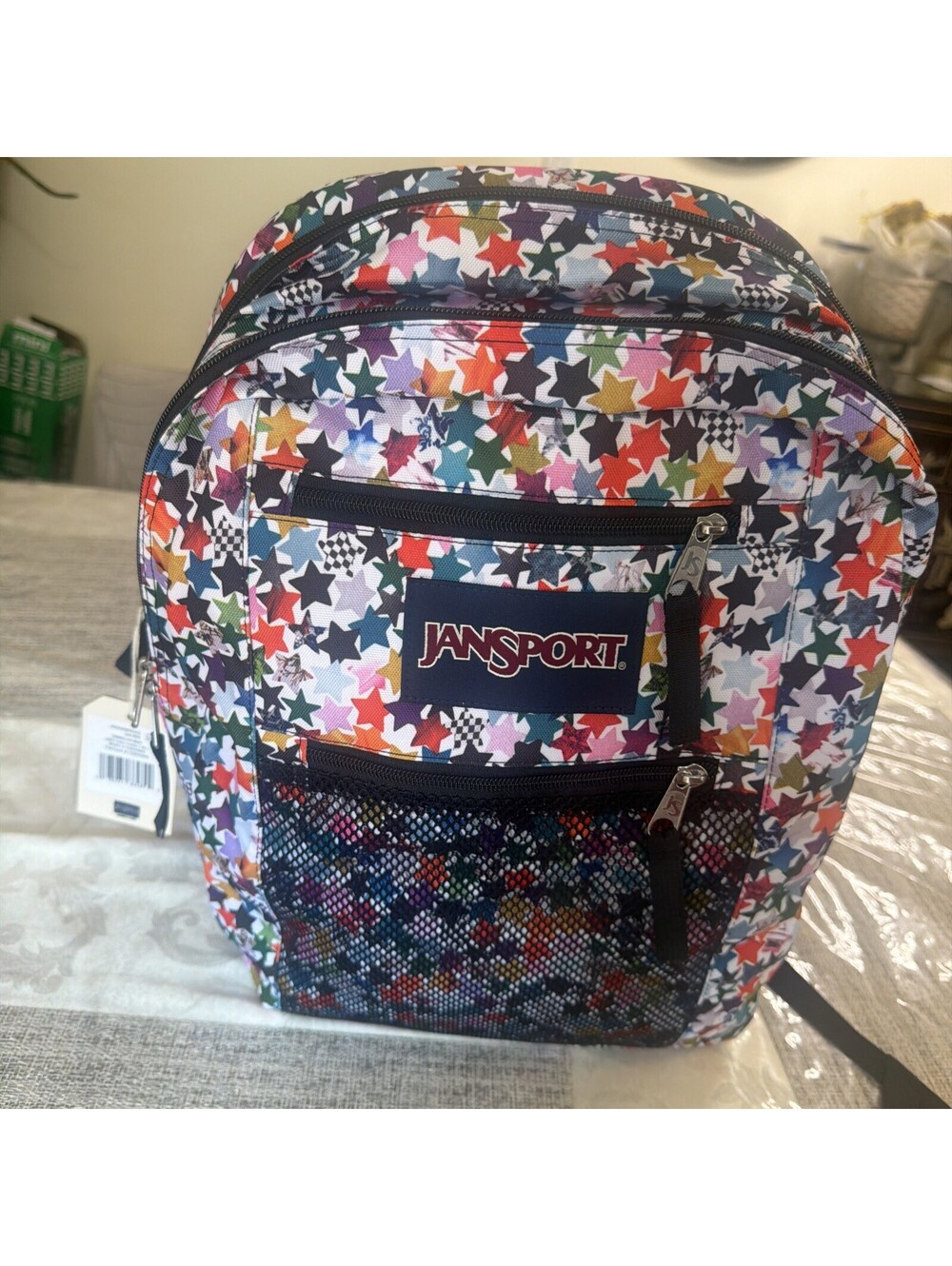 JanSport Essential Pack Backpack Multi Starred Out Print 32L JSO4QW5DLQ NWT